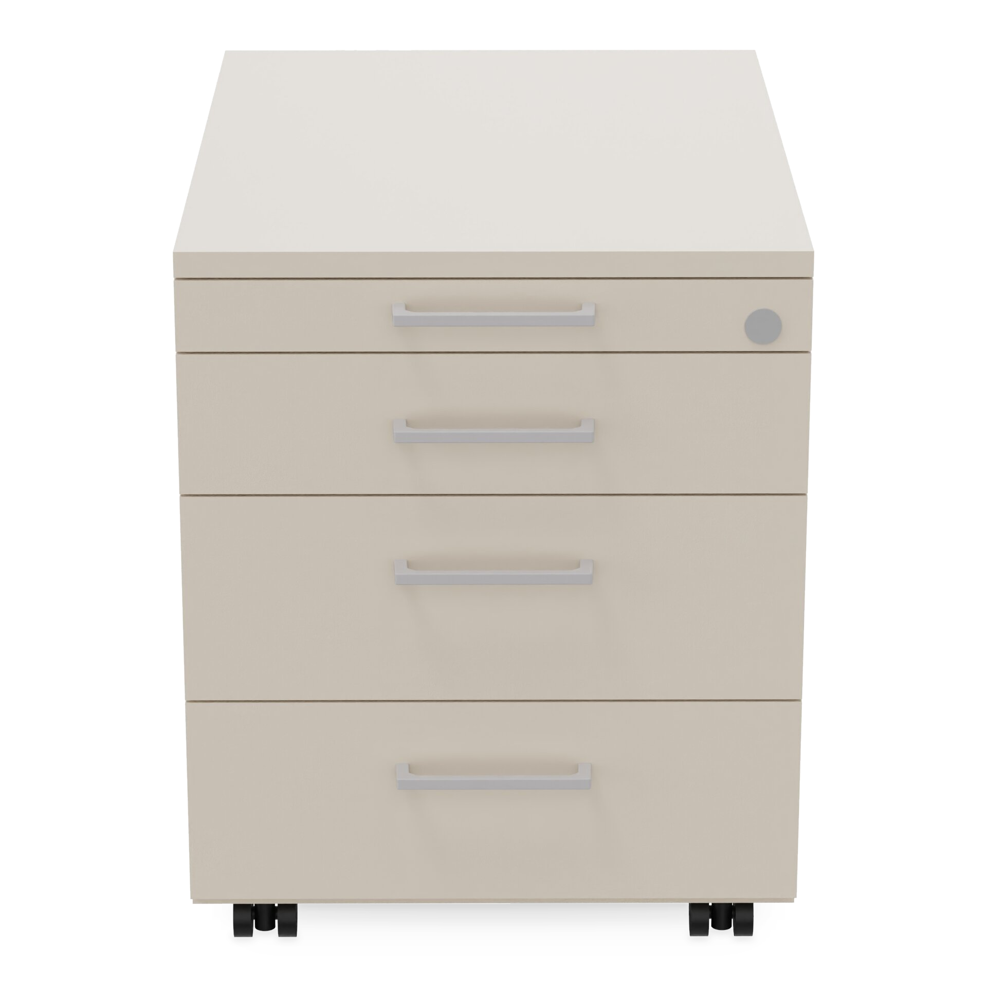 REISS Rollcontainer mit 4 Schubladen