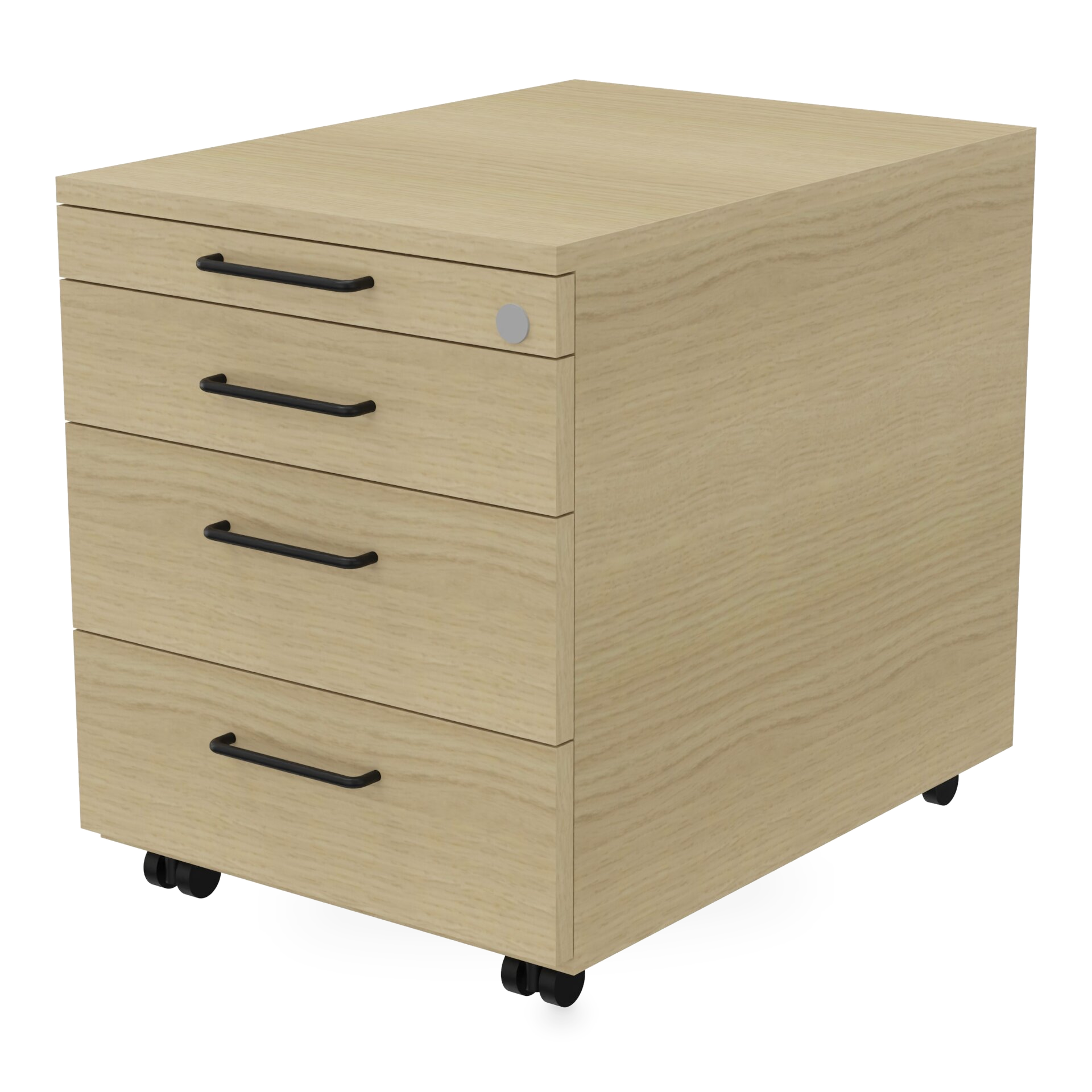 REISS Rollcontainer mit 4 Schubladen