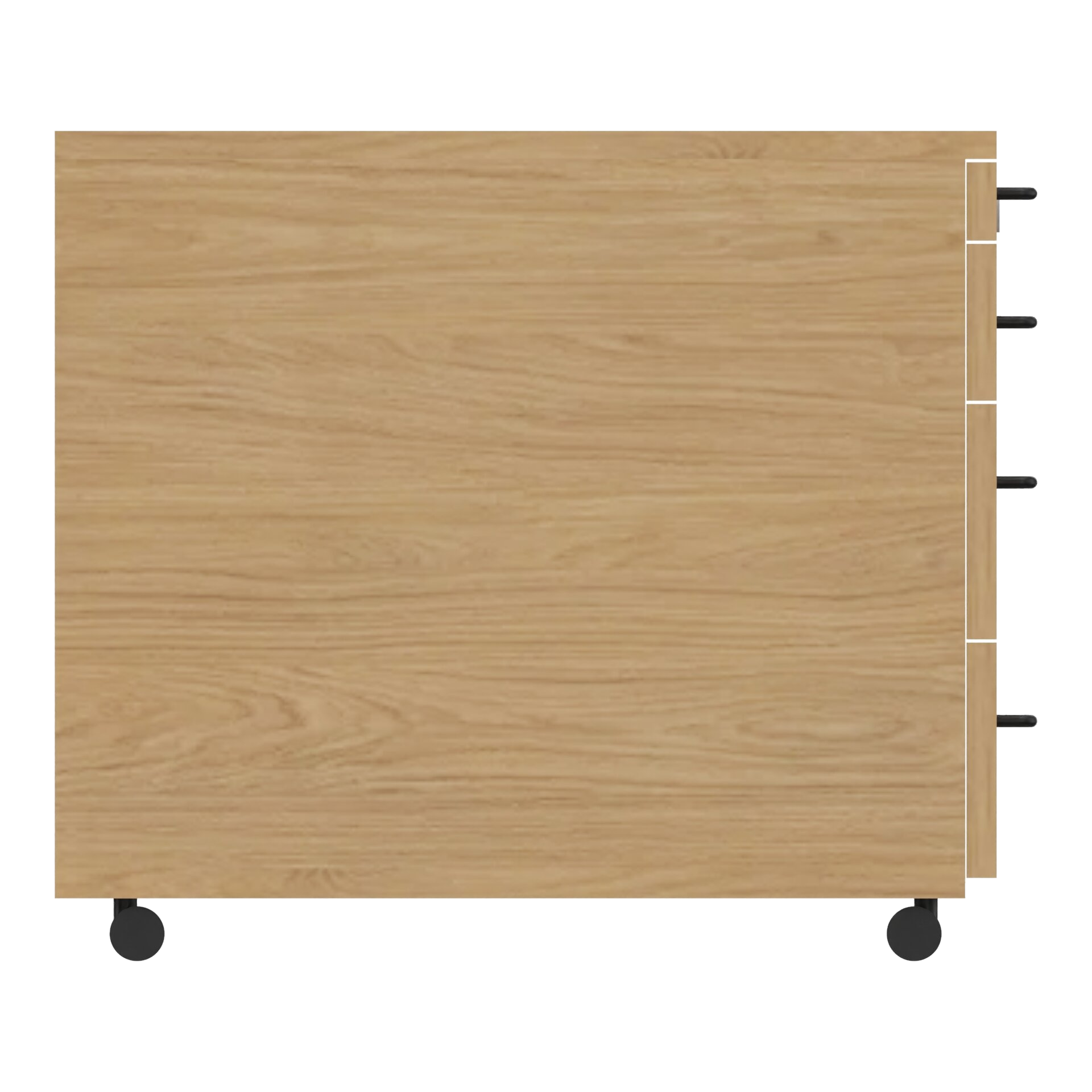 REISS Rollcontainer mit 4 Schubladen