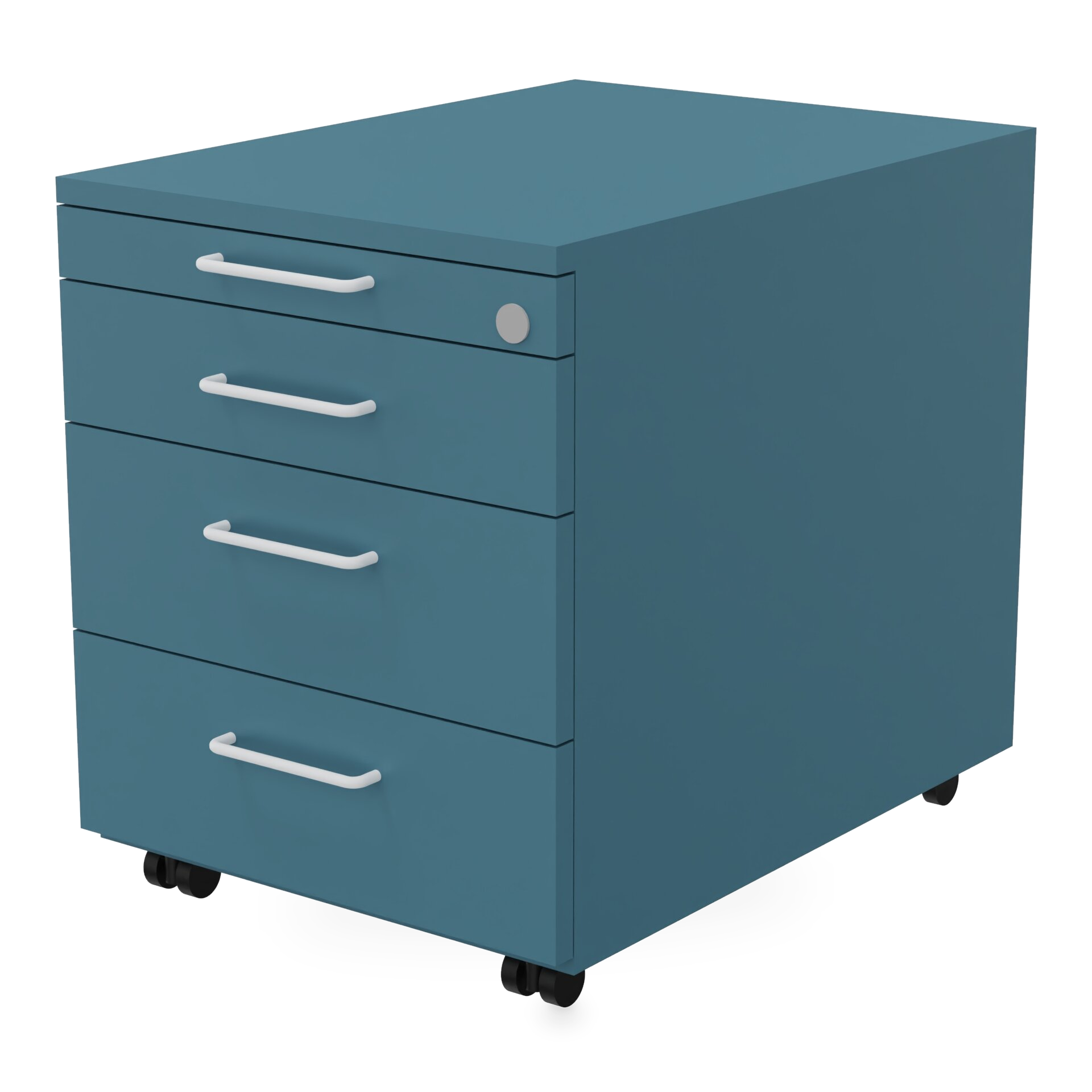 REISS Rollcontainer mit 4 Schubladen