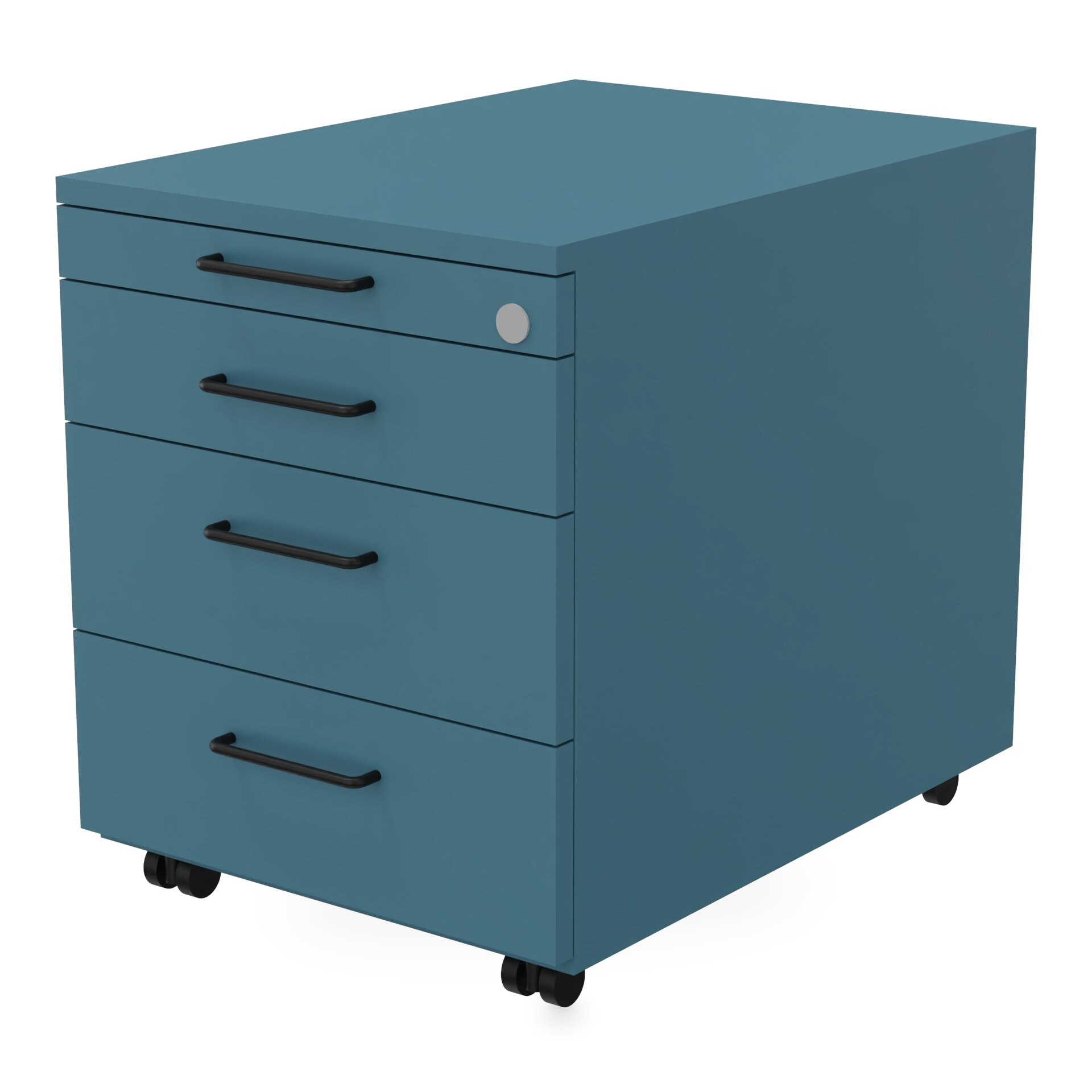 REISS Rollcontainer mit 4 Schubladen