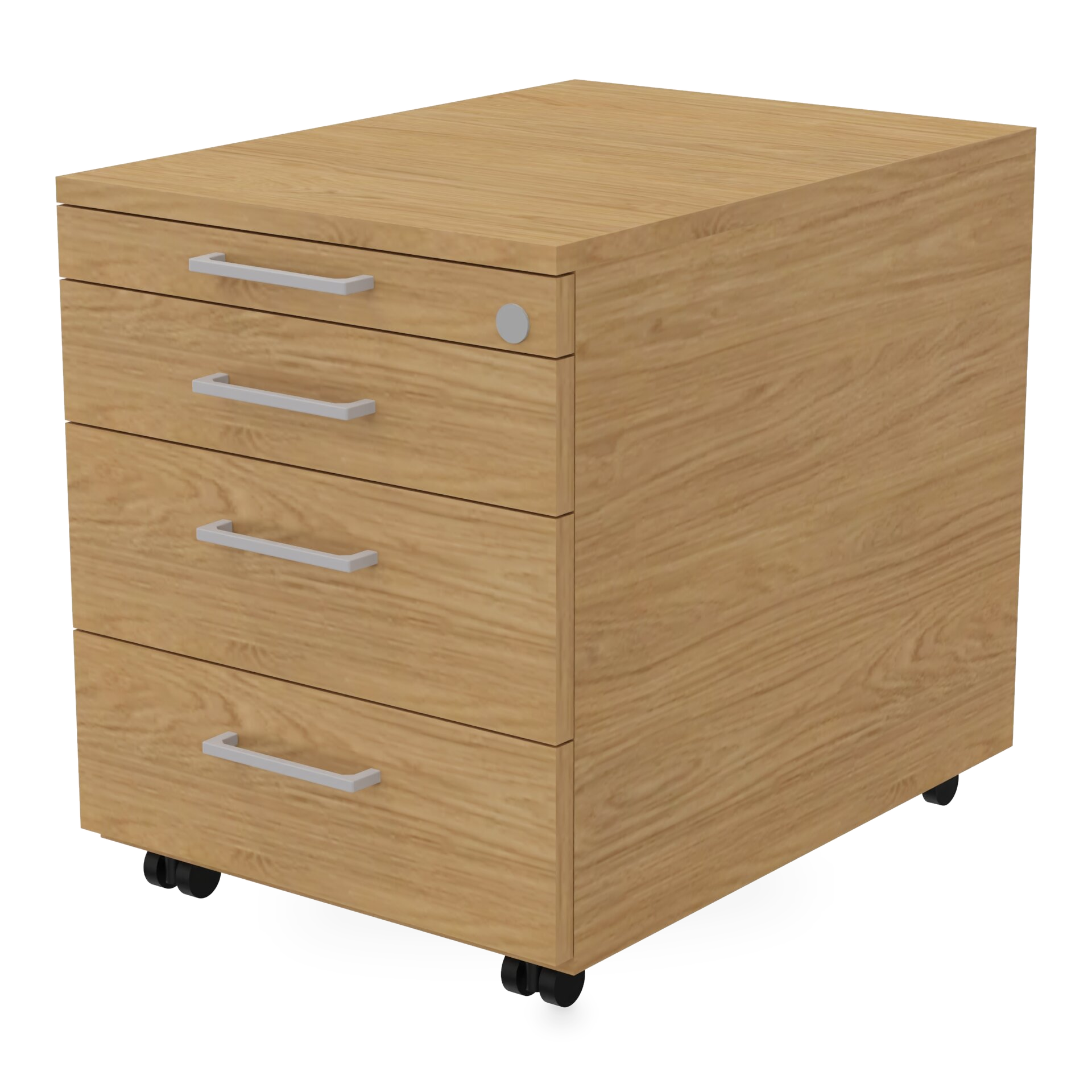 REISS Rollcontainer mit 4 Schubladen