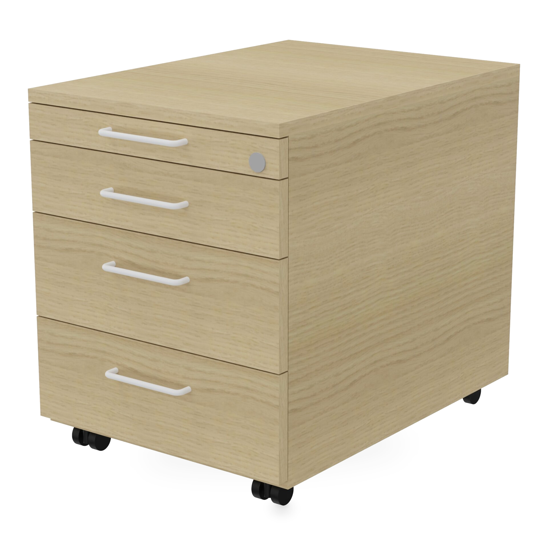 REISS Rollcontainer mit 4 Schubladen