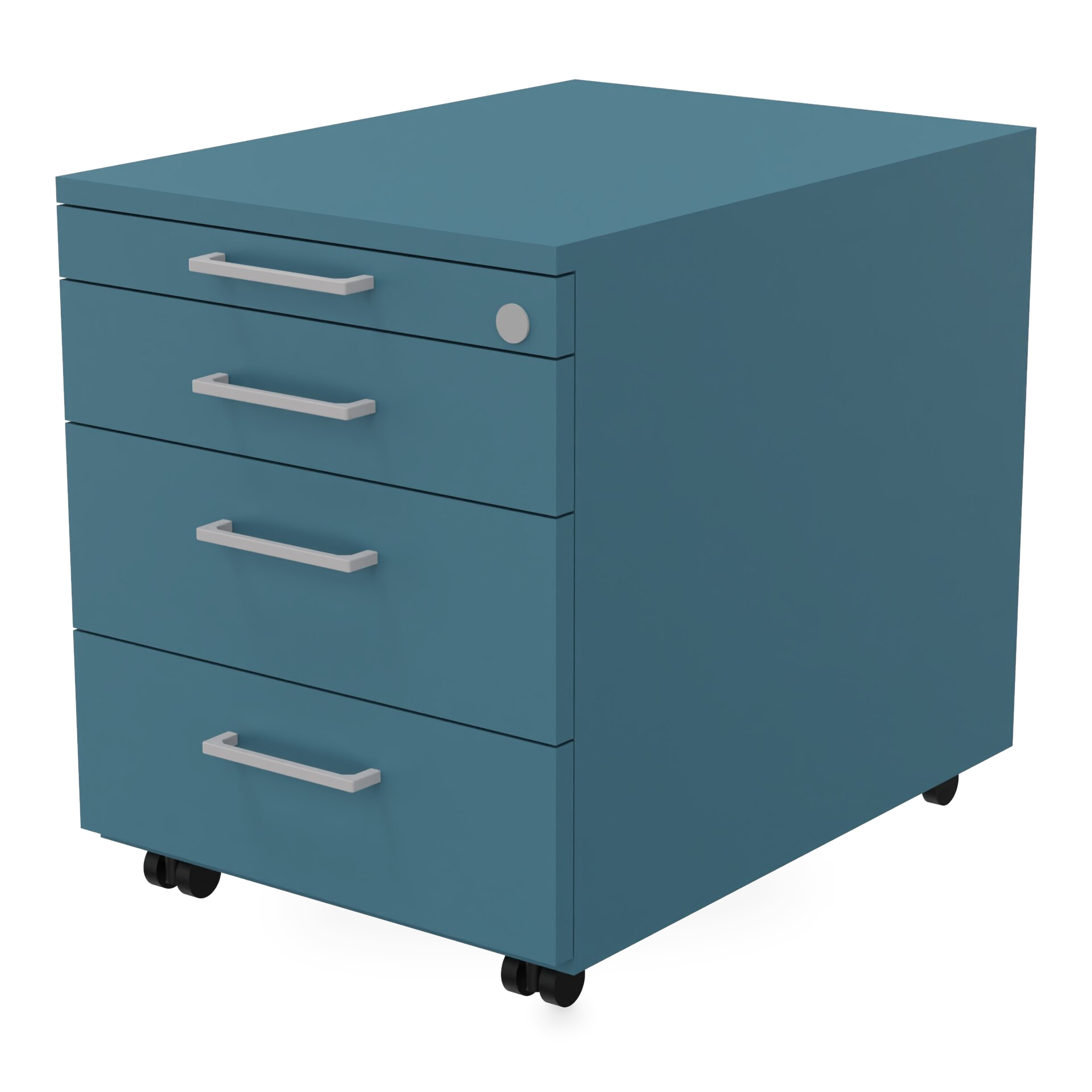 REISS Rollcontainer mit 4 Schubladen