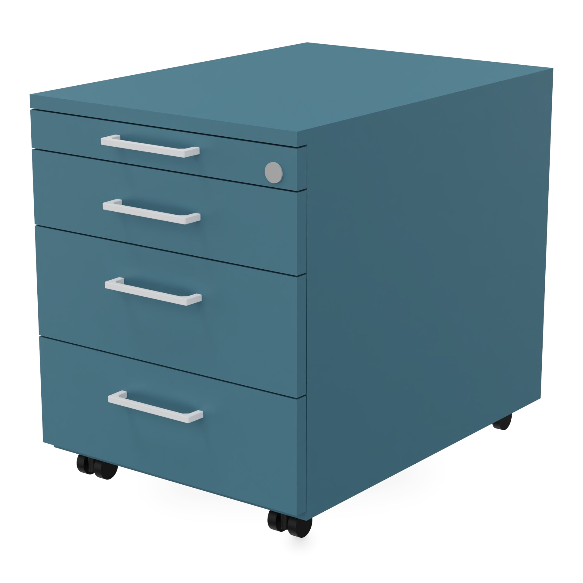 REISS Rollcontainer mit 4 Schubladen