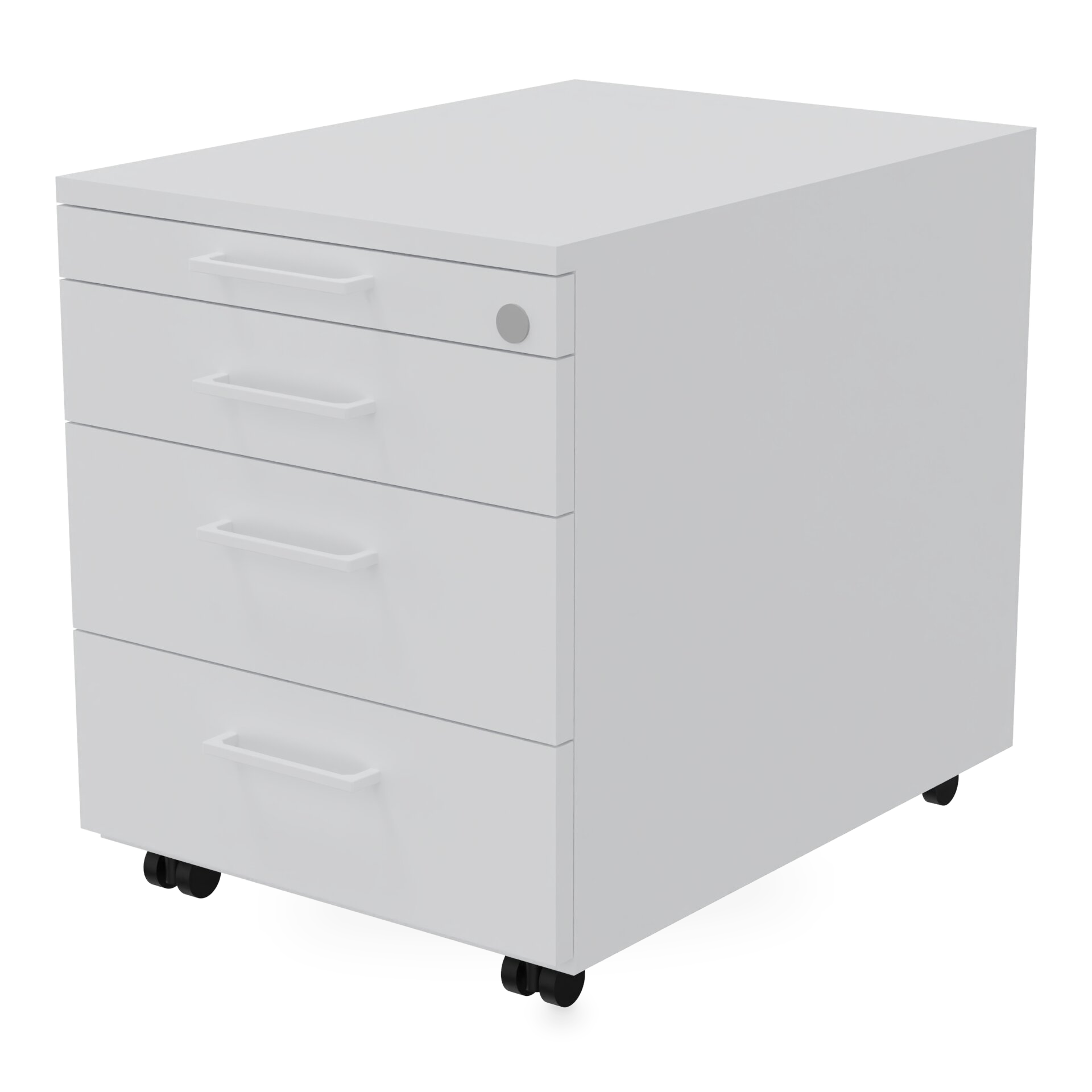 REISS Rollcontainer mit 4 Schubladen