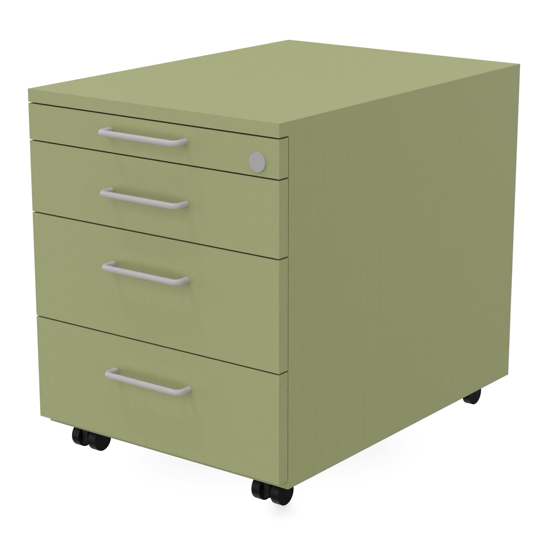 REISS Rollcontainer mit 4 Schubladen