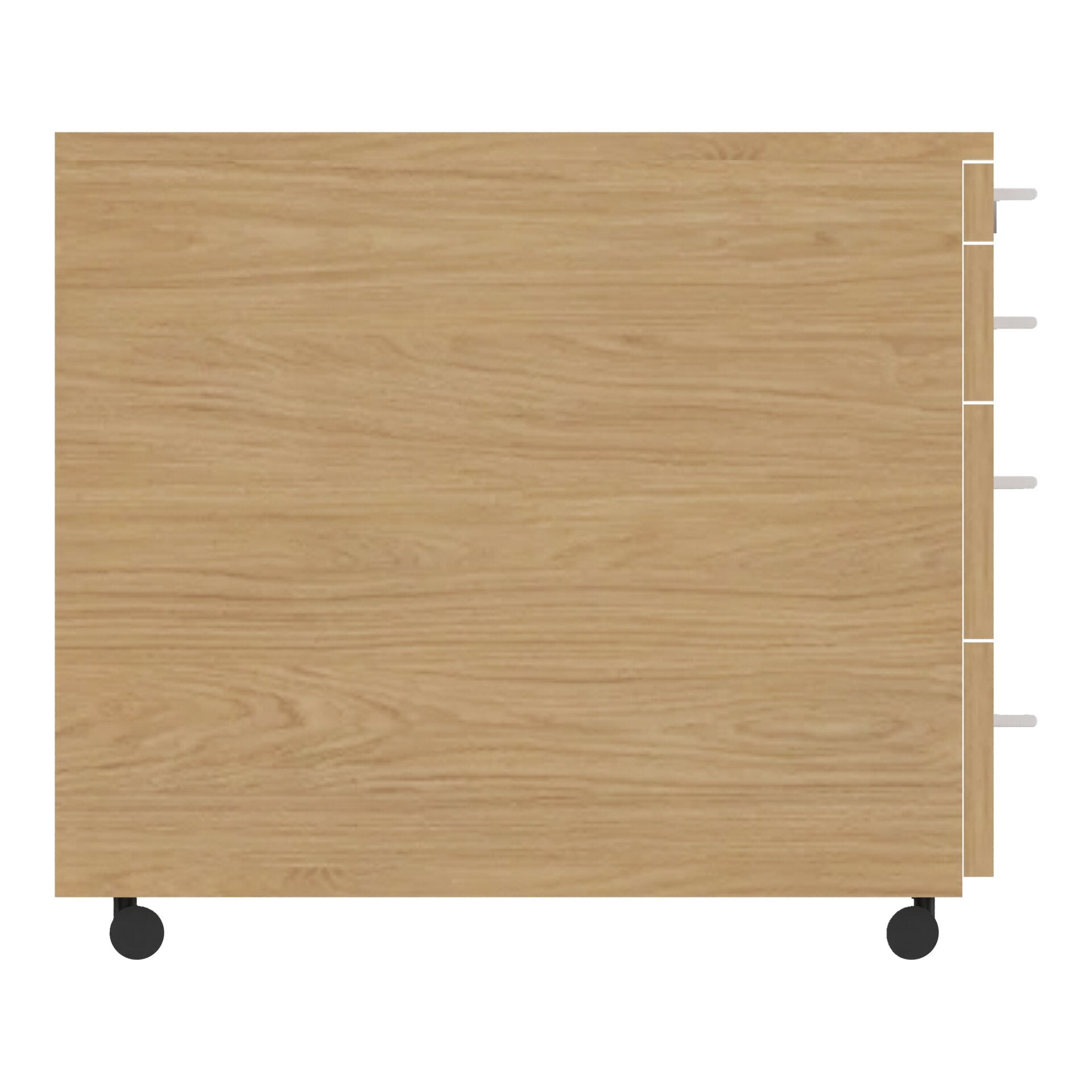 REISS Rollcontainer mit 4 Schubladen