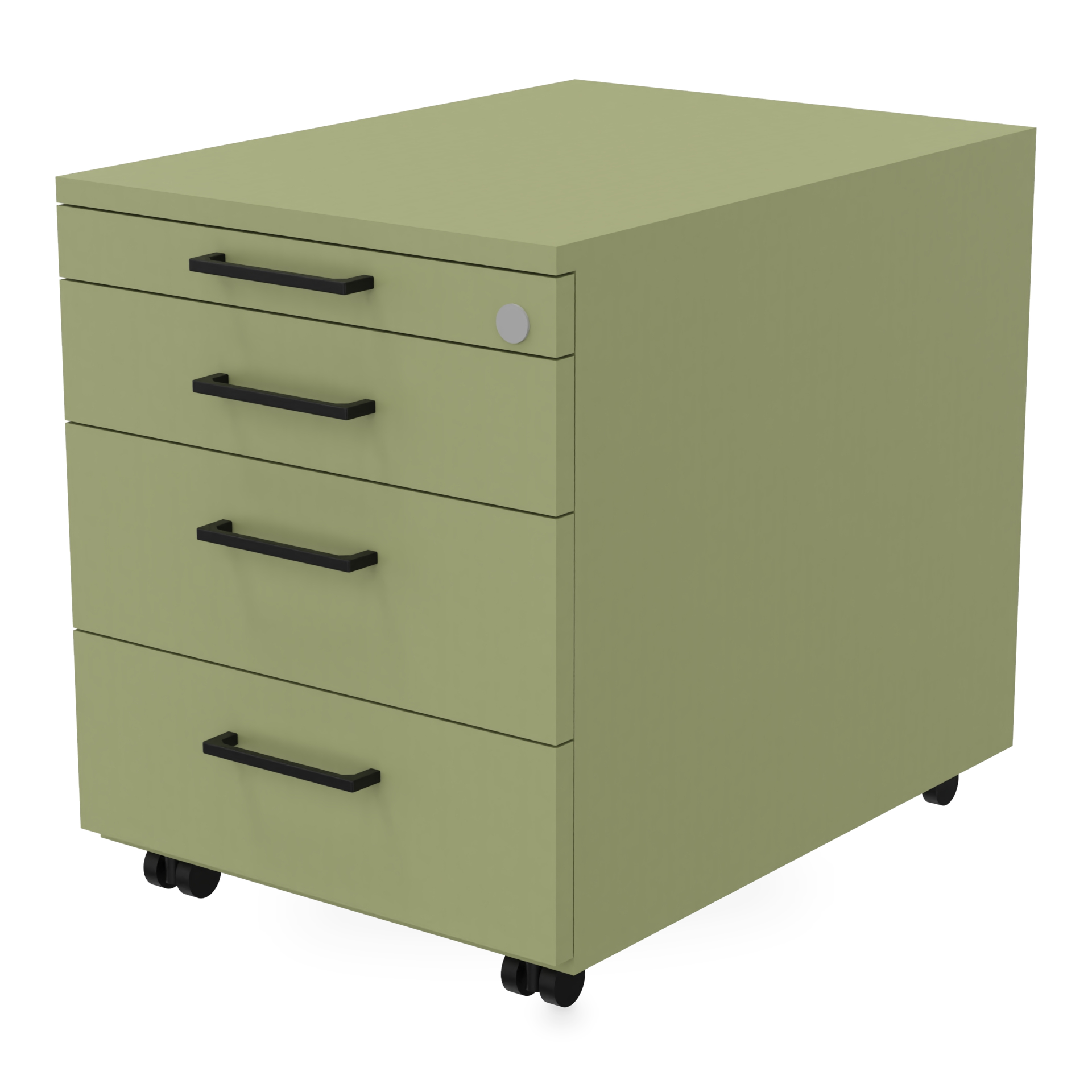 REISS Rollcontainer mit 4 Schubladen