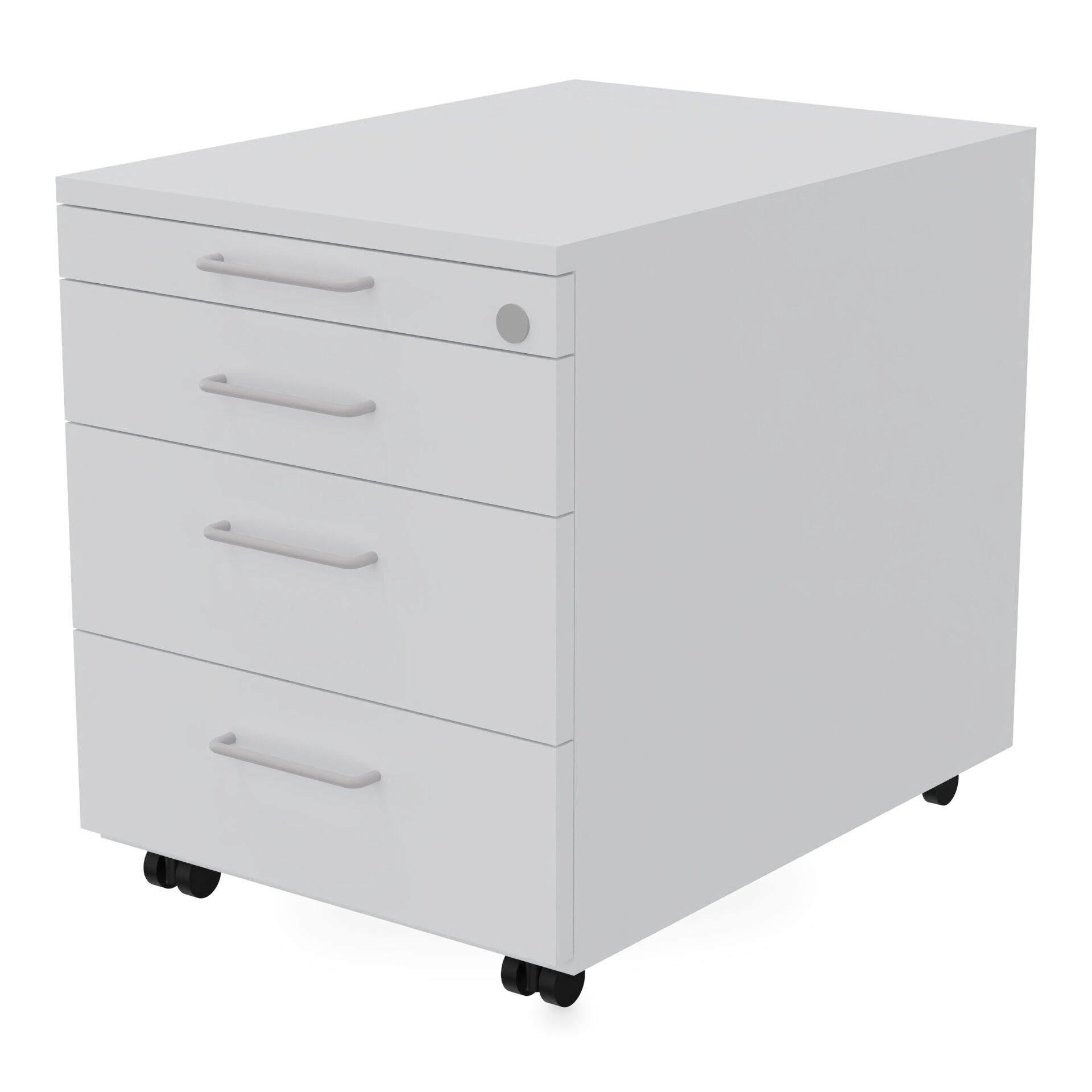 REISS Rollcontainer mit 4 Schubladen