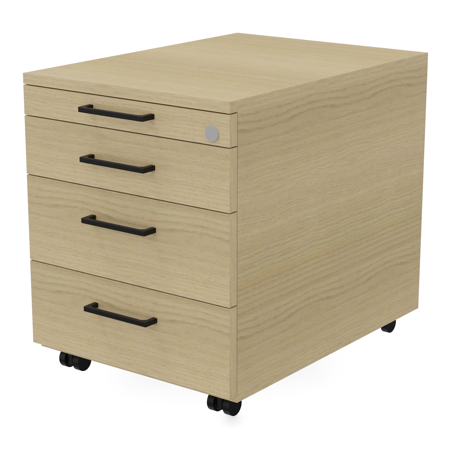 REISS Rollcontainer mit 4 Schubladen