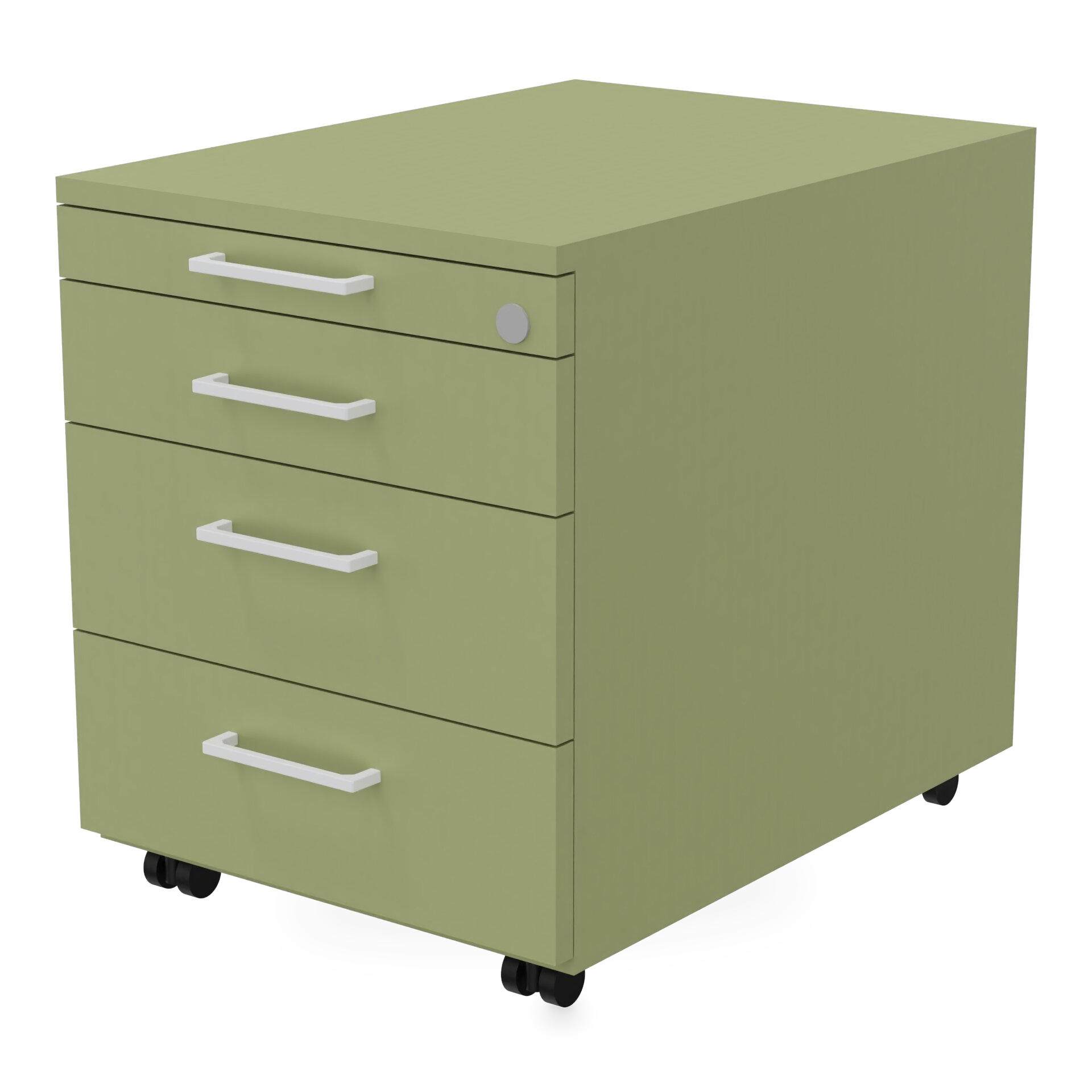 REISS Rollcontainer mit 4 Schubladen