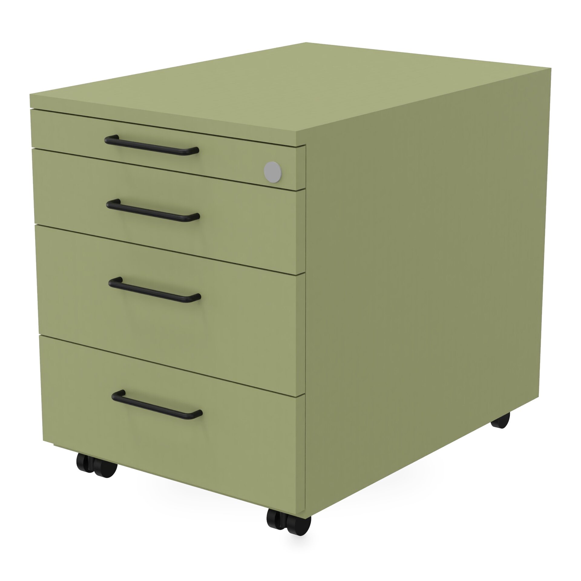 REISS Rollcontainer mit 4 Schubladen