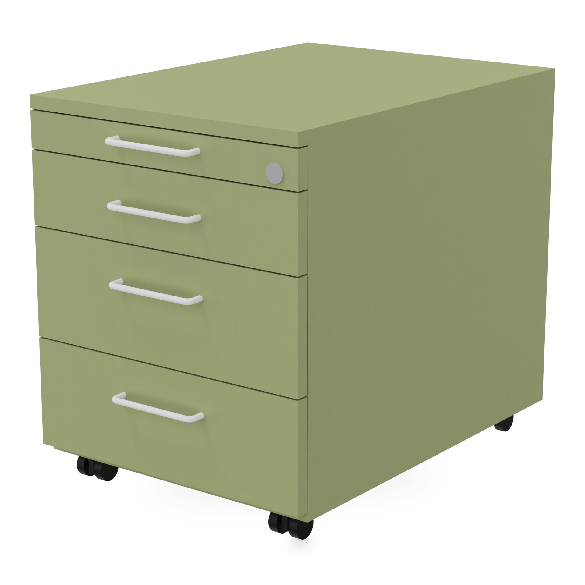 REISS Rollcontainer mit 4 Schubladen