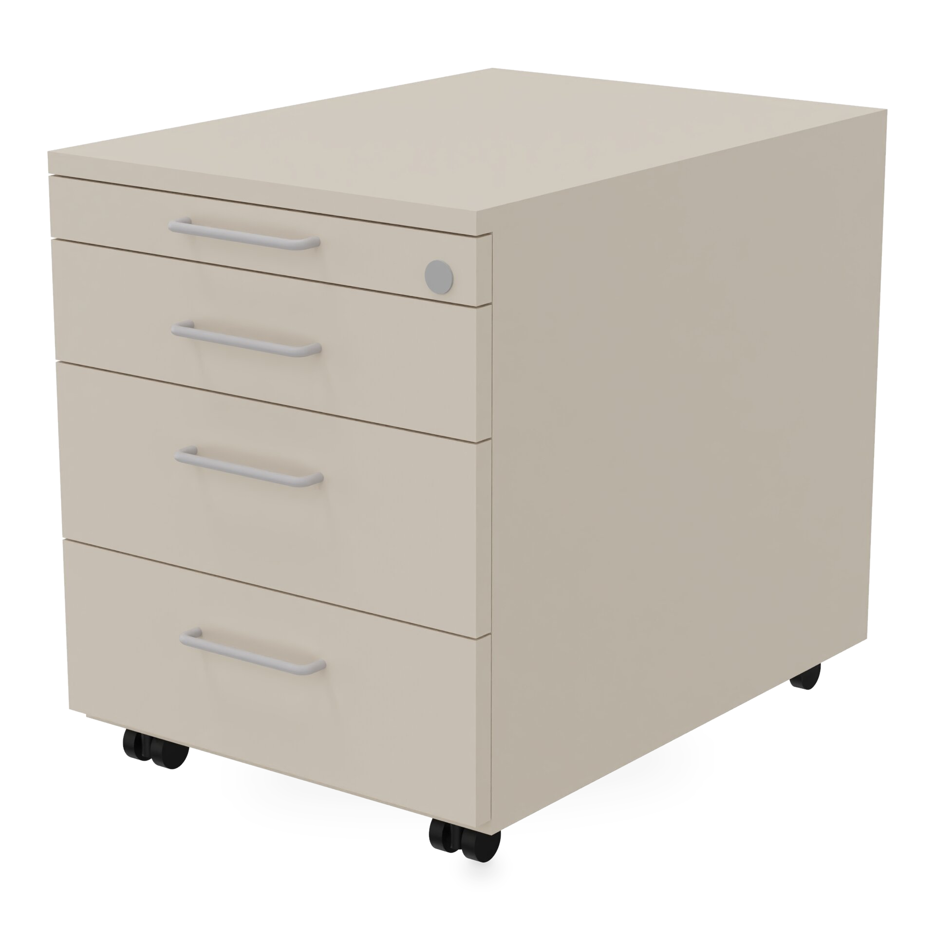 REISS Rollcontainer mit 4 Schubladen